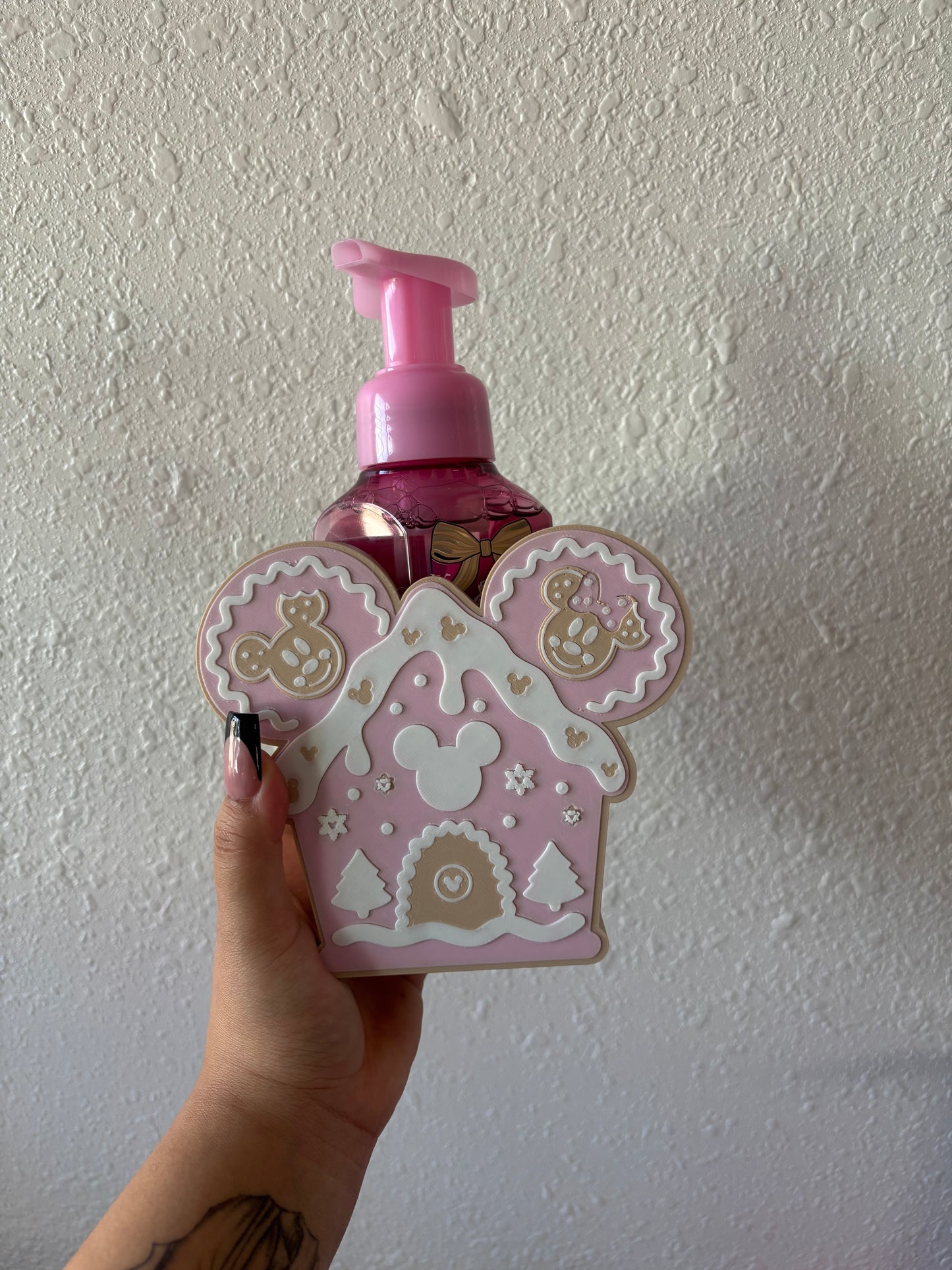 Gingerbread house soap holder