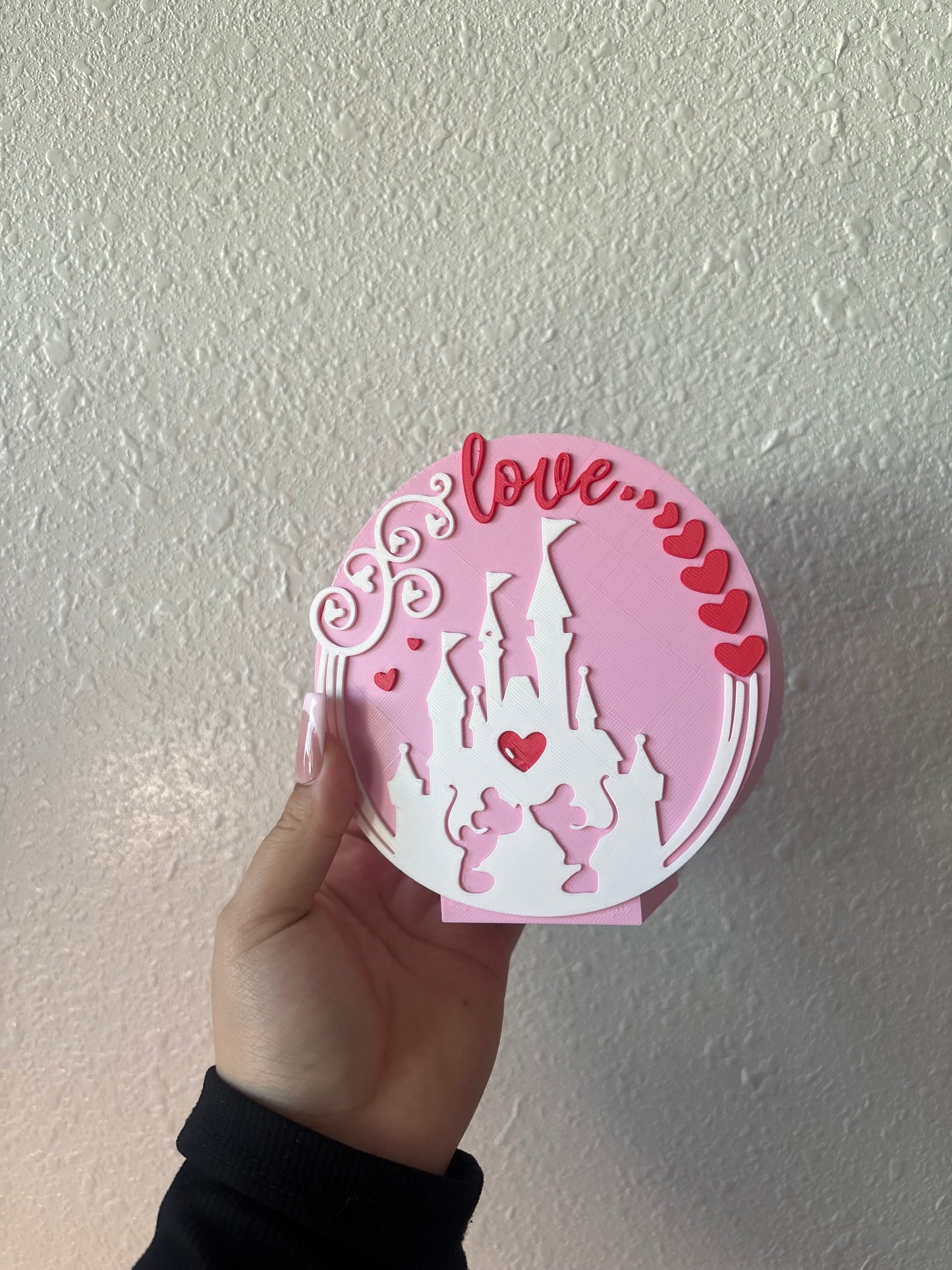 Disney Valentines day soap holder