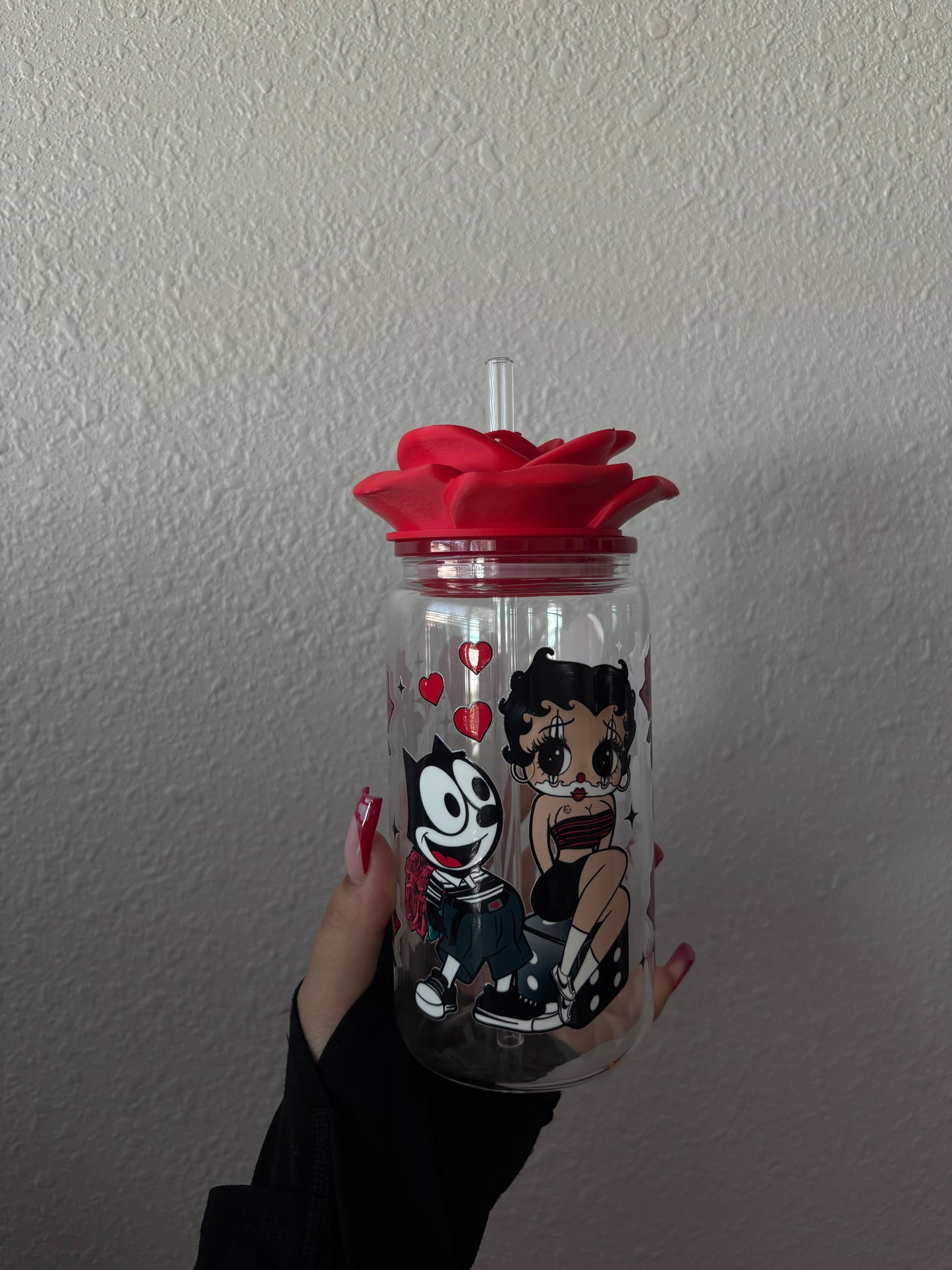 Rose lid topper