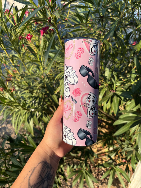 Pink cortez tumbler