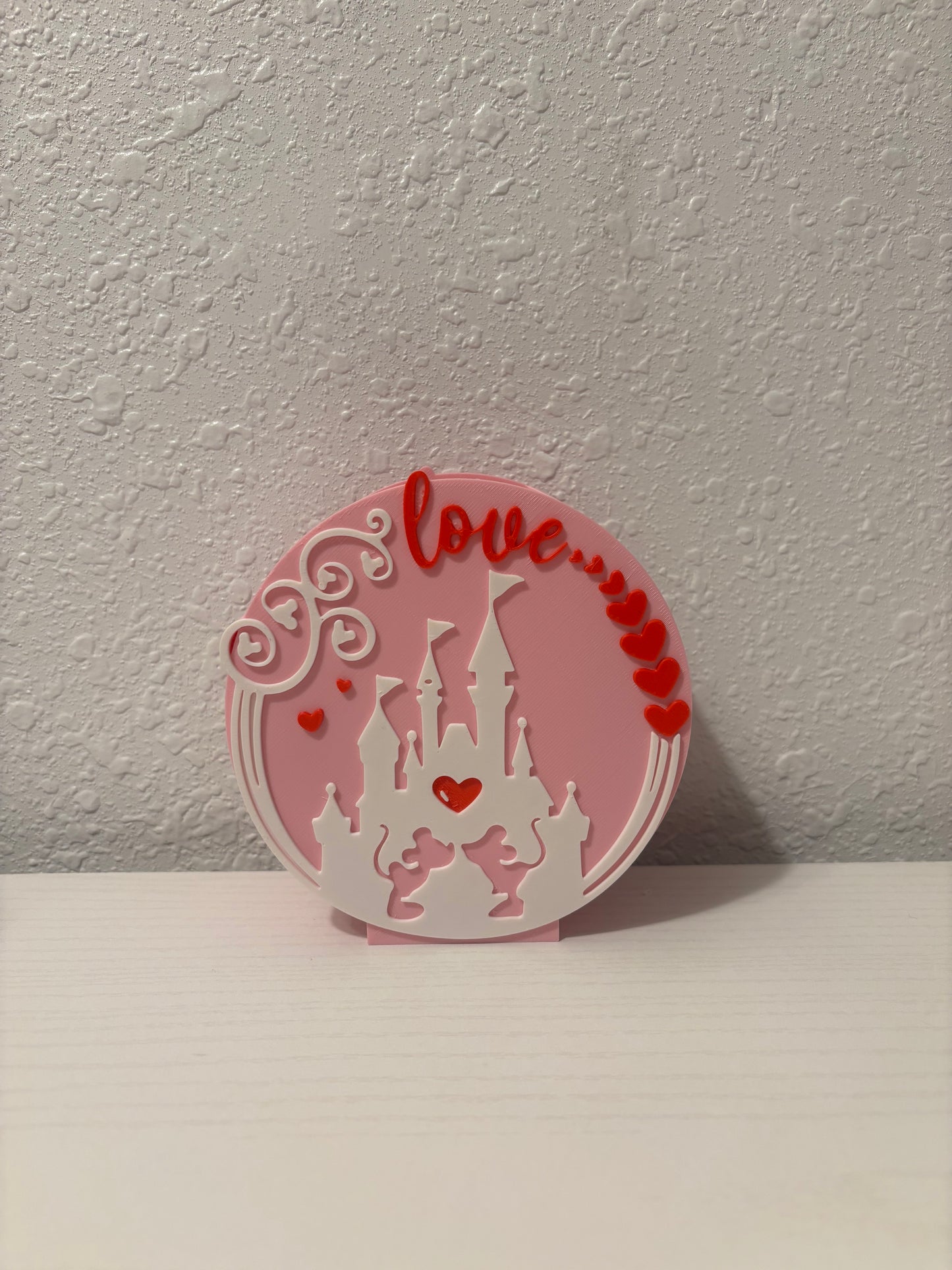 Disney Valentines day soap holder