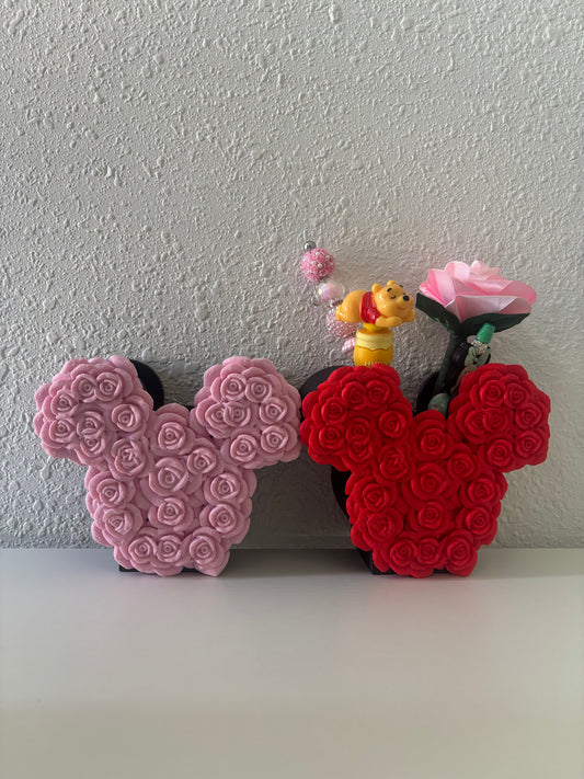 Disney rose pen holder