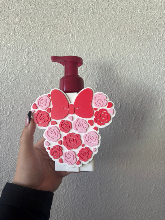 Valentines Minnie Mouse soap holder