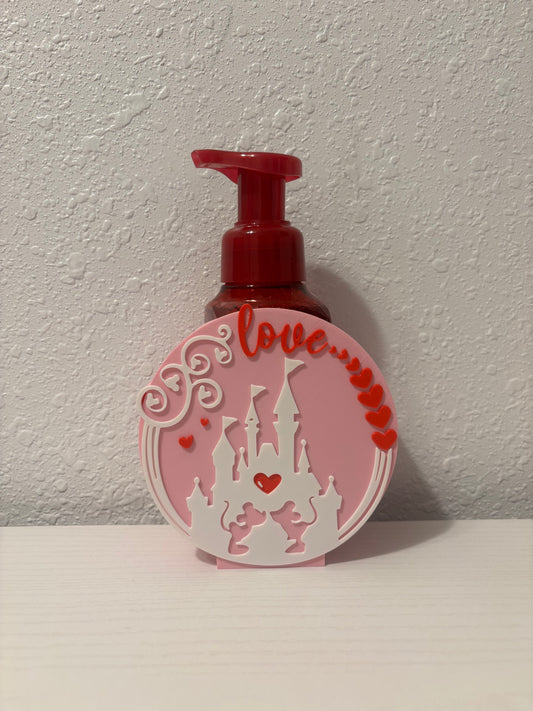 Disney Valentines day soap holder