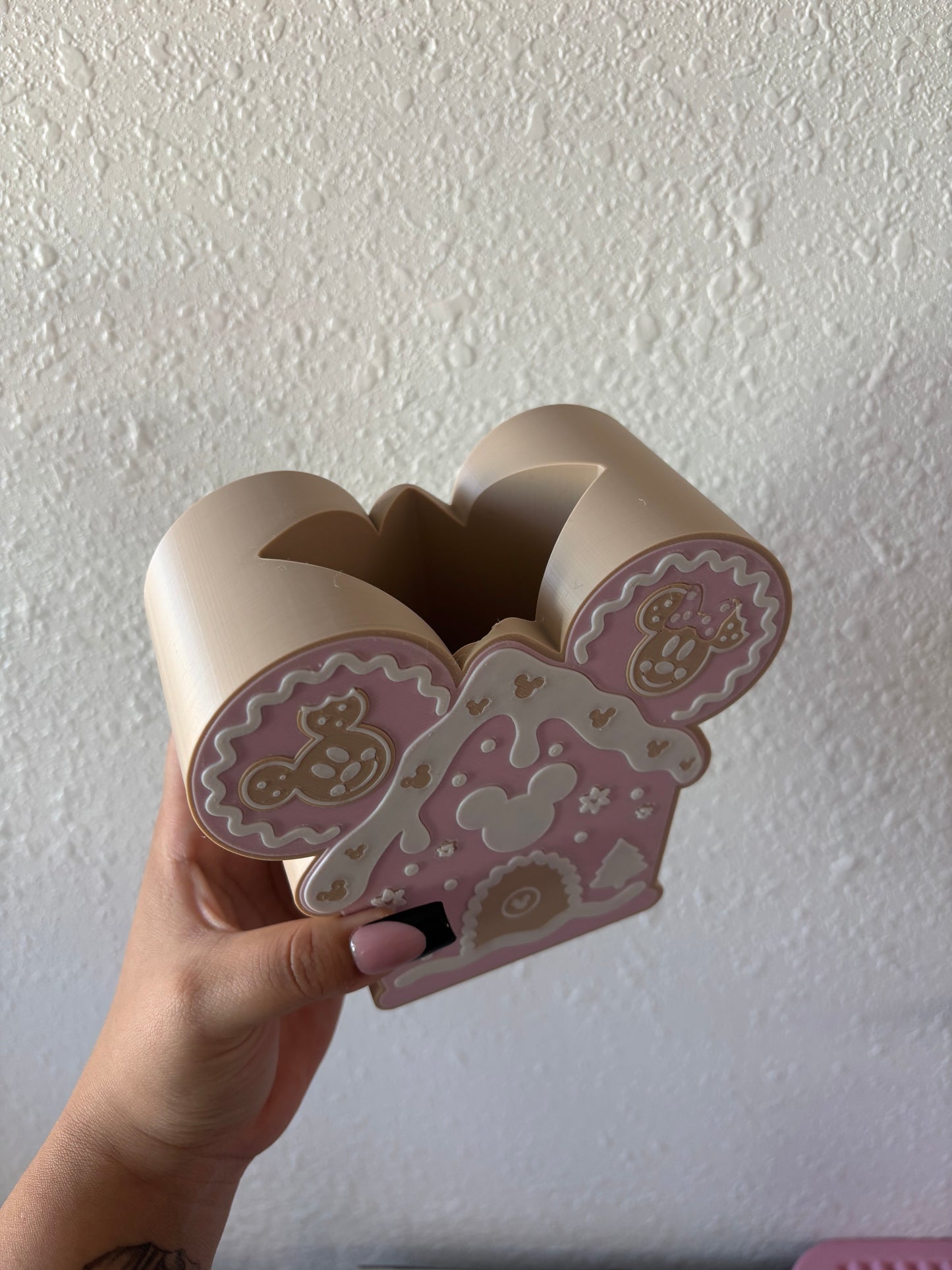 Gingerbread house soap holder