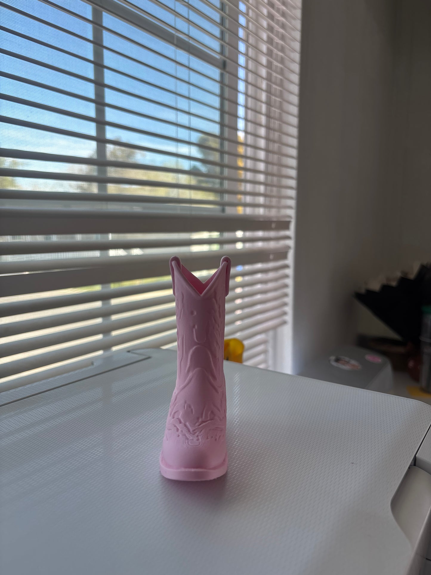 Western boot pen holder